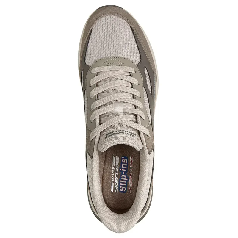 Ανδρικά sneakers Skechers 118412 TPMT Μπεζ όπως φοριούνται, επάνω όψη