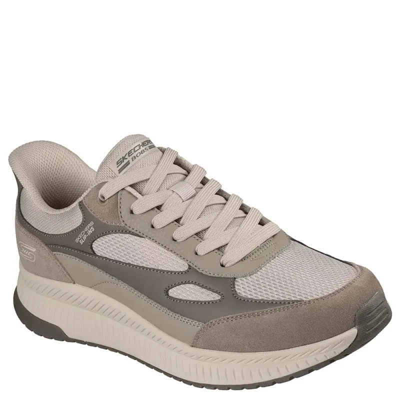 Ανδρικά sneakers Skechers 118412 TPMT Μπεζ — διαγώνια όψη