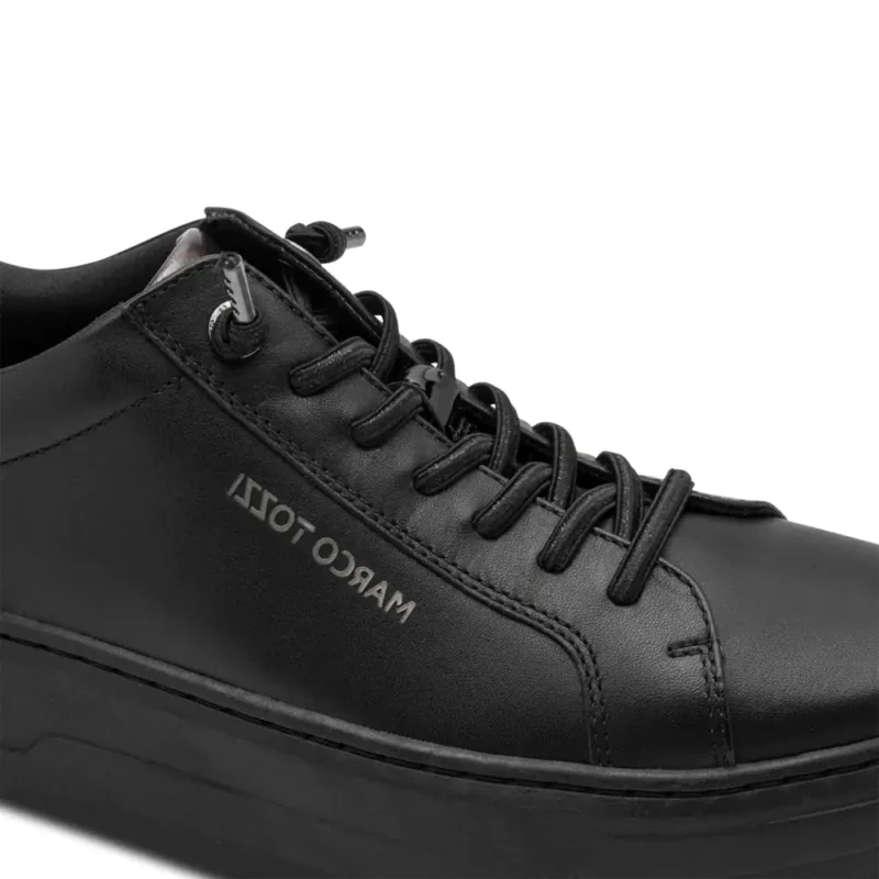 Alt: Λεπτομέρεια γυναικείου sneaker Marco Tozzi 2-23729-47-098 Black Comb