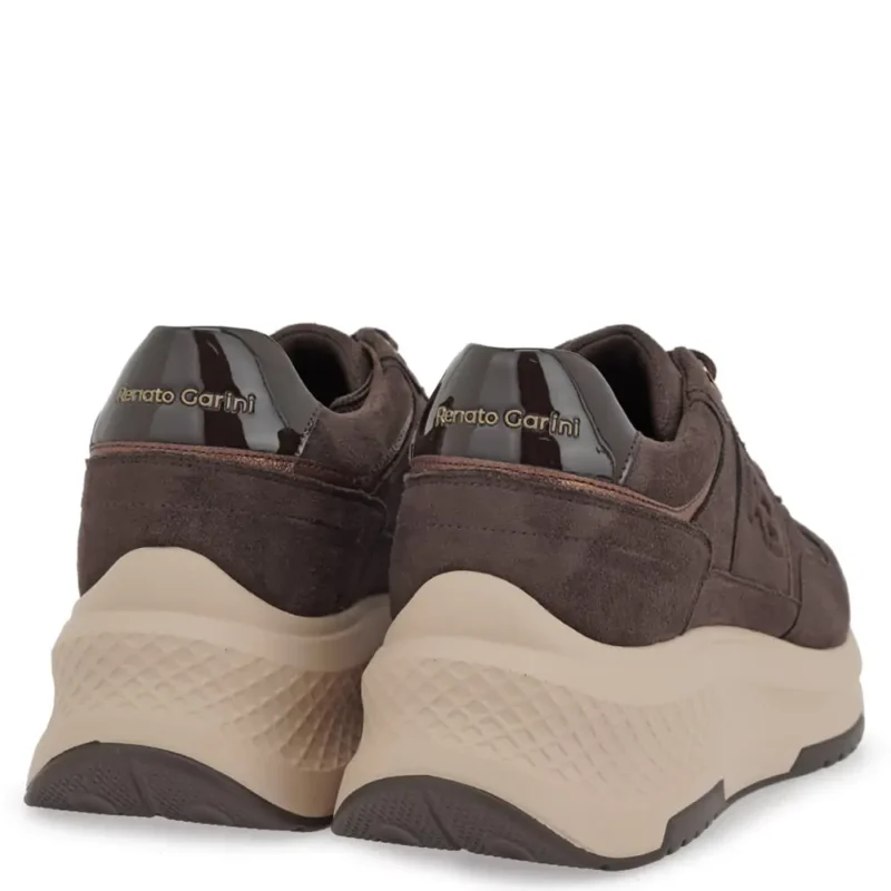Γυναικεία sneakers Renato Garini X119R3543504 Καφέ Καστόρι — πίσω όψη