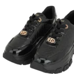 Λεπτομέρεια πλεκτής υφής γυναικείων sneakers Renato Garini X119R502367H