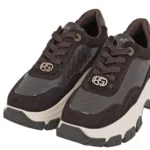 Λεπτομέρεια πλεκτής υφής γυναικείων sneakers Renato Garini X119R5023AK3