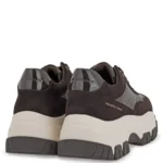 Γυναικεία sneakers Renato Garini X119R5023AK3 Καφέ Καστόρι Καφέ Πλεκτό — πίσω όψη