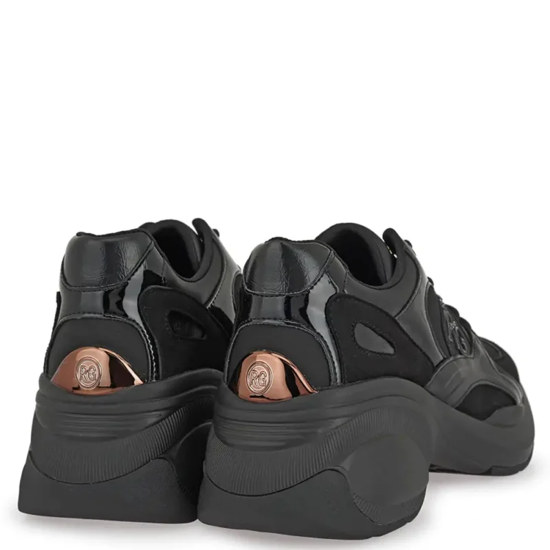 Γυναικεία sneakers Renato Garini X119R6513001 Μαύρο — πίσω όψη