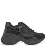 Γυναικεία sneakers Renato Garini X119R6513001 Μαύρο σε πλάγια όψη