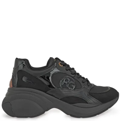 Γυναικεία sneakers Renato Garini X119R6513001 Μαύρο σε πλάγια όψη