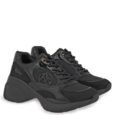 Γυναικεία sneakers Renato Garini X119R6513001 Μαύρο — πλήρης όψη ζευγαριού