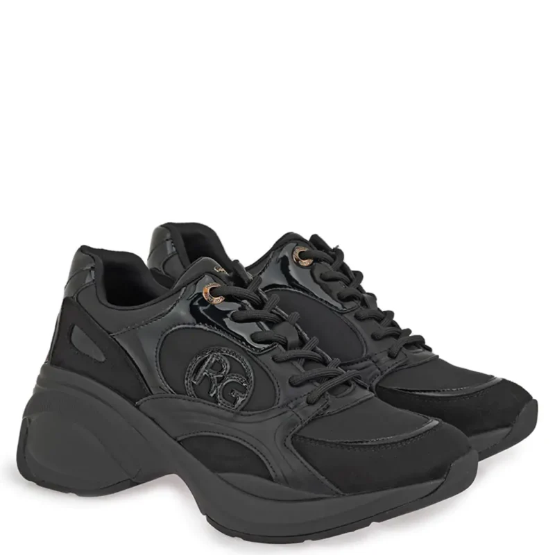 Γυναικεία sneakers Renato Garini X119R6513001 Μαύρο — πλήρης όψη ζευγαριού