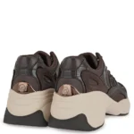 Γυναικεία sneakers Renato Garini X119R6513501 Καφέ — πίσω όψη
