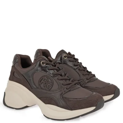 Γυναικεία sneakers Renato Garini X119R6513501 Καφέ — πλήρης όψη ζευγαριού